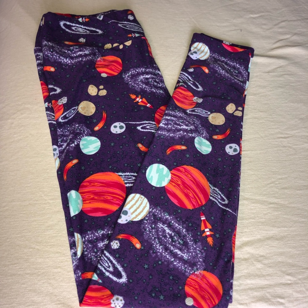 Lularoe space leggings- OS